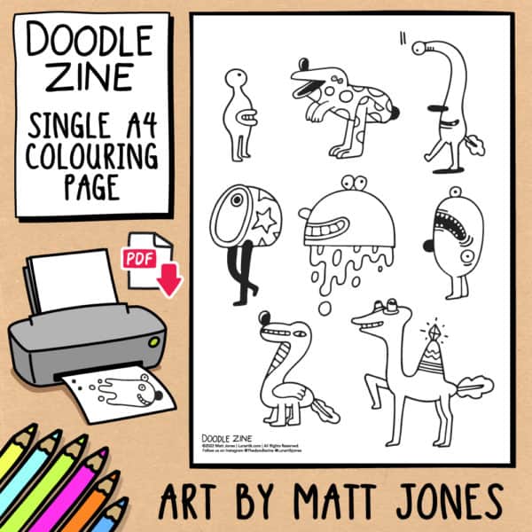 Doodle Zine by Matt Jones