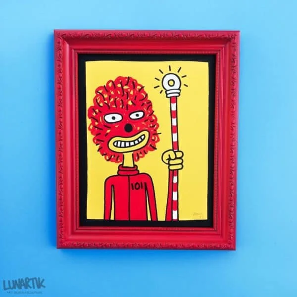 Painting by Matt Jones aka Lunartik