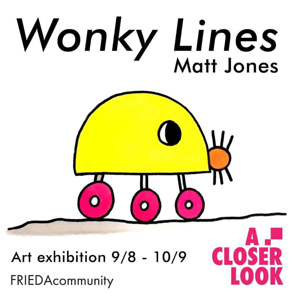 wonky lines by Matt Jones Exhibition