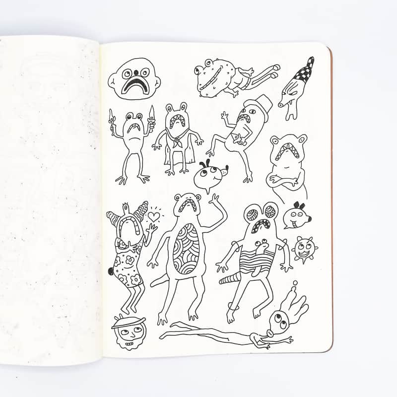 Sketchbook by Matt Jones Lunartik 2022
