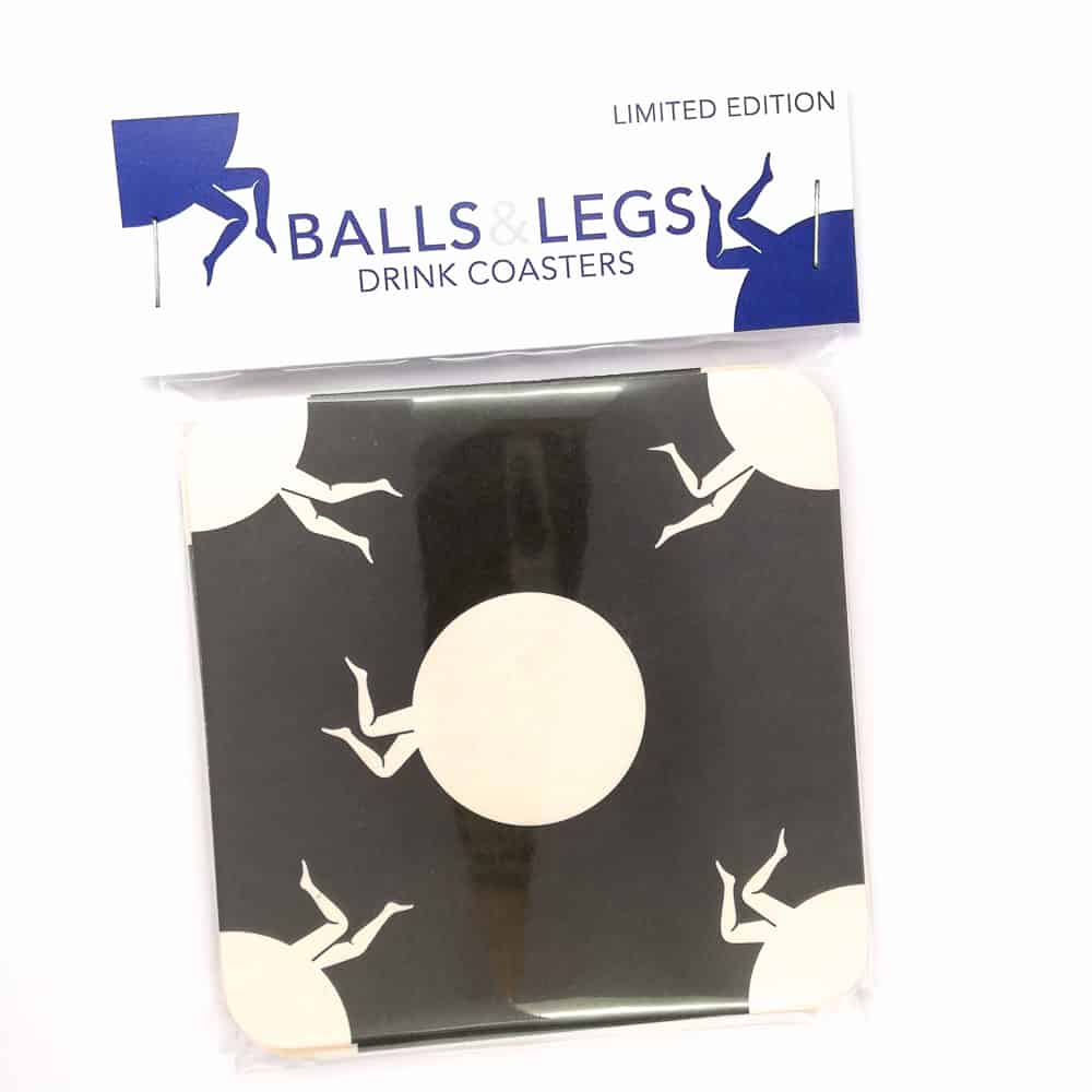 Balls & Legs Drinks Coasters by Lunartik JOnes