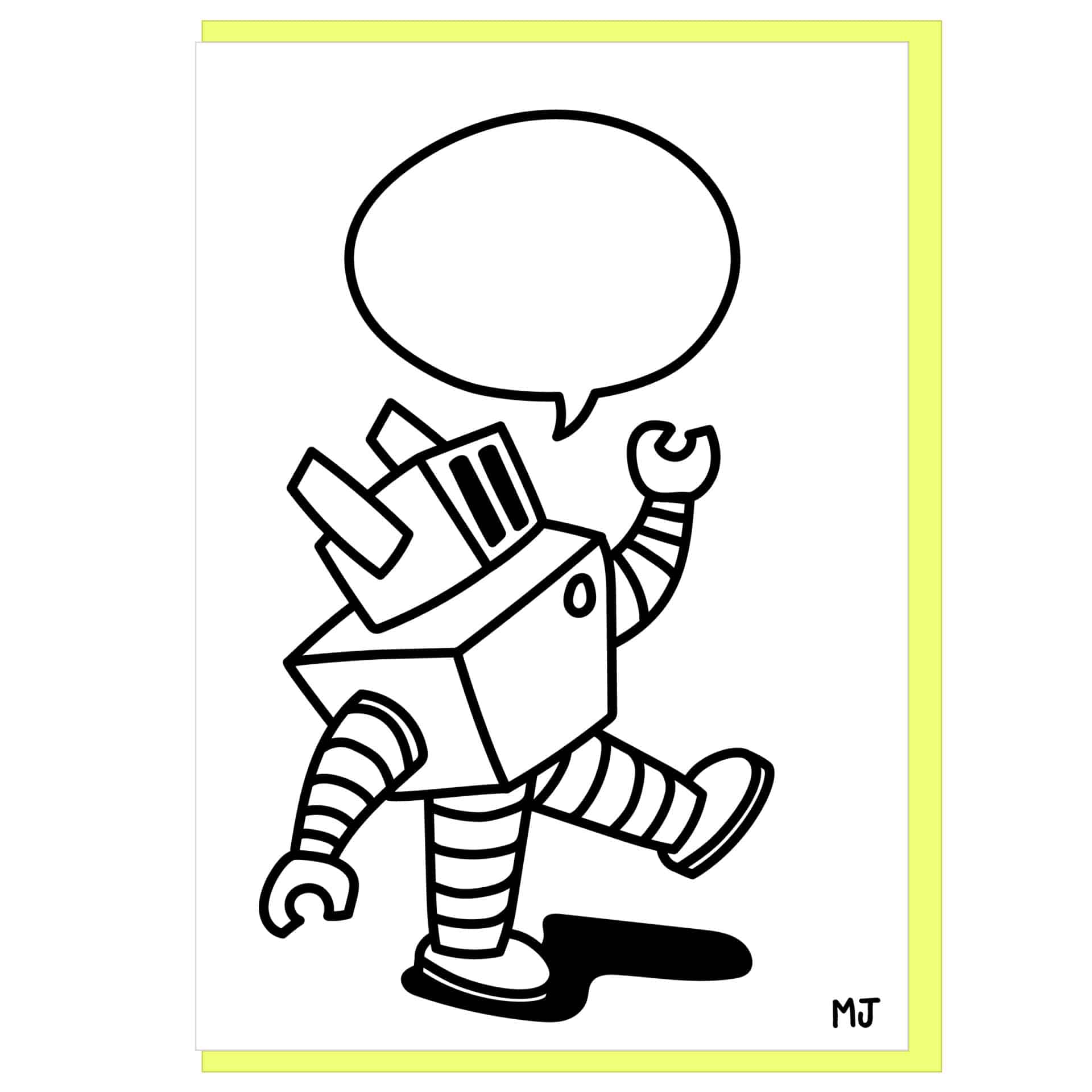 Robot Creative Colouring Card Lunartik robot-creative-colouring-card-lunartik