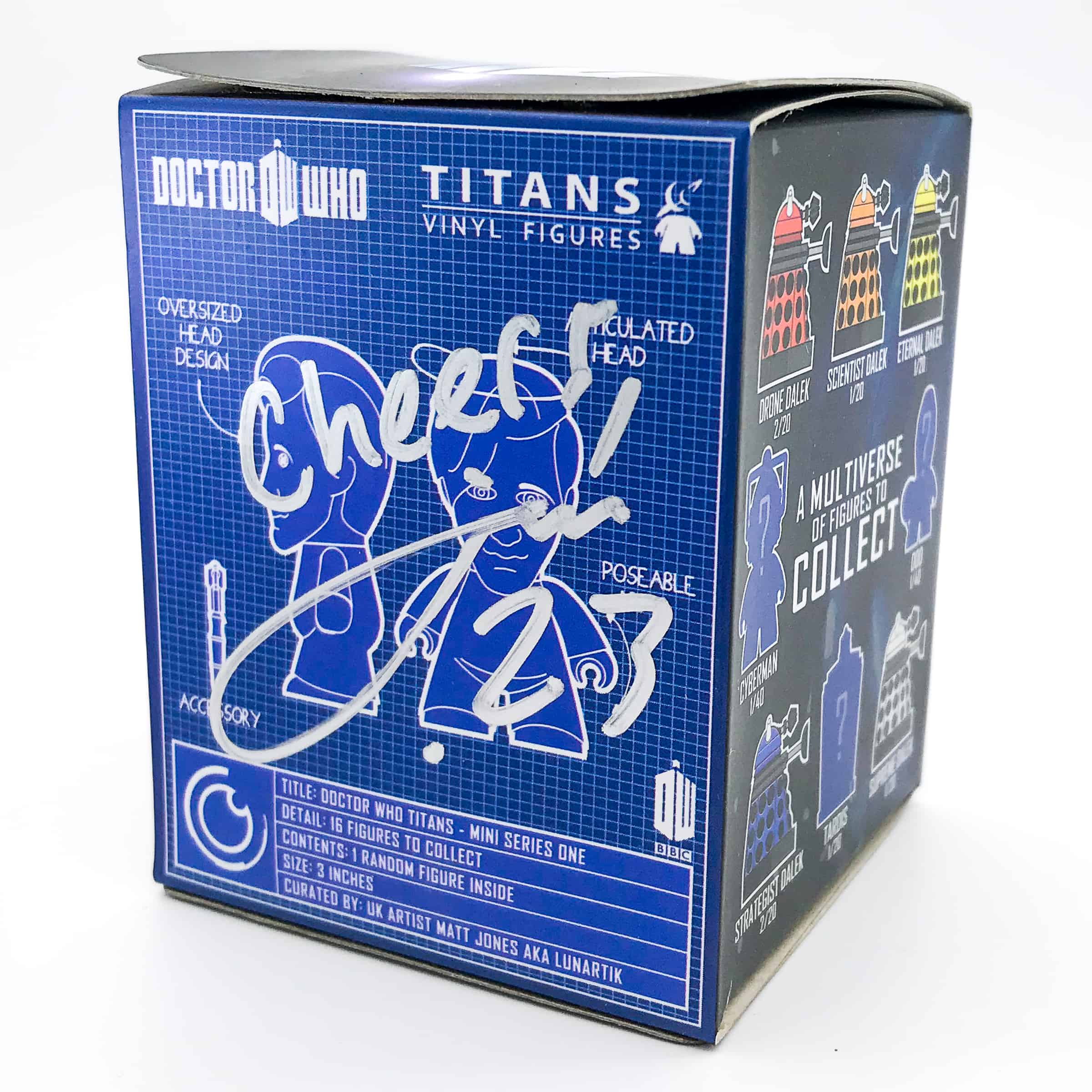 Titans Vinyl Figure Designed and Signed by Matt Jones Lunartik